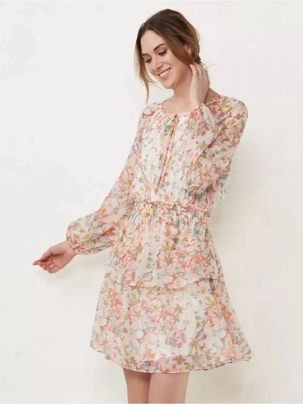 LC LAUREN CONRAD - Women’s Floral Dress.  Size M